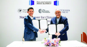 The Rockefeller Foundation and Temasek Trust announce Global Coalition for Nuclear Philanthropy.
